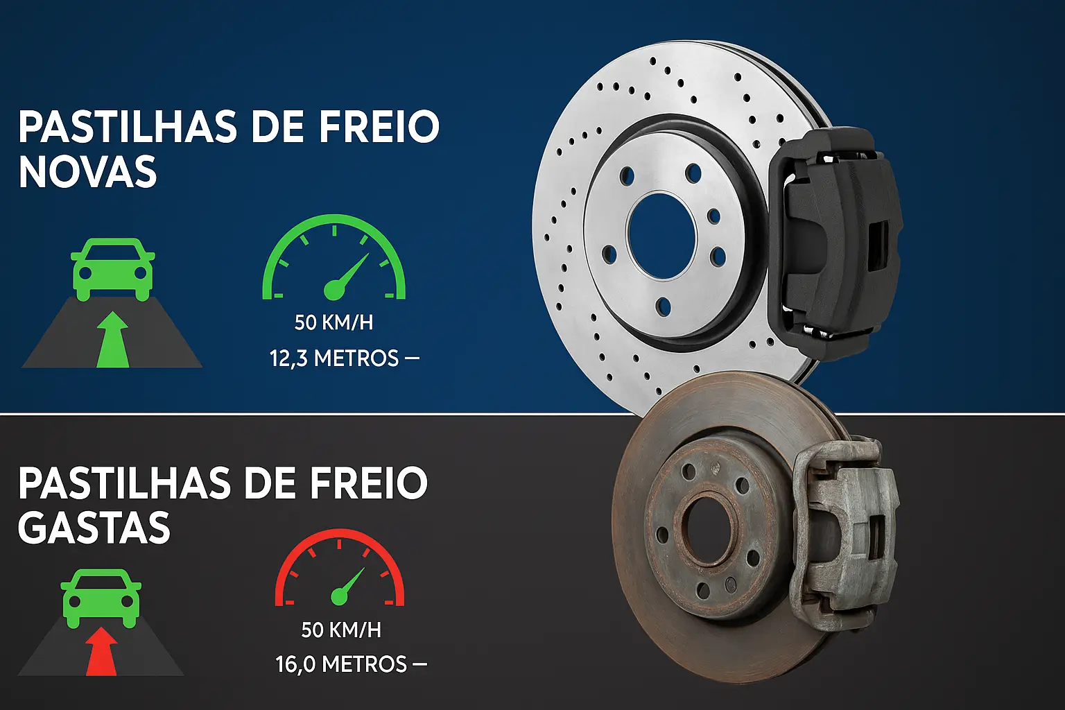 Quais os riscos de não fazer revisão no sistema de freio